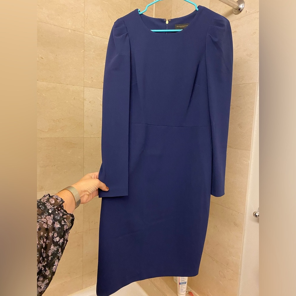 Dark blue classy dress Donna Karan